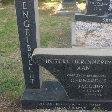 ENGELBRECHT Gerhardus Jacobus 1970-1988