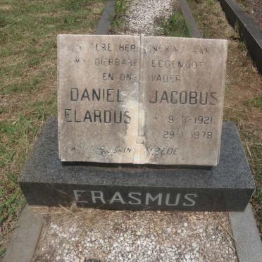 ERASMUS Daniel Jacobus Elardus 1921-1978