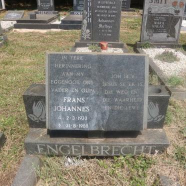 ENGELBRECHT Frans Johannes 1933-1988