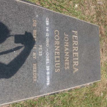 FERREIRA Johannes Cornelius 1910-1978