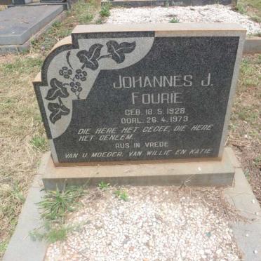 FOURIE Johannes J. 1928-1973