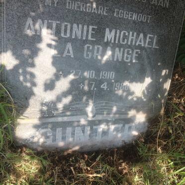 GUNTER Antonie Michael la Grange 1910-1988