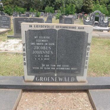 GROENEWALD Jacobus Johannes 1914-1972