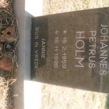 HOLM Johannes Petrus 1959-1996