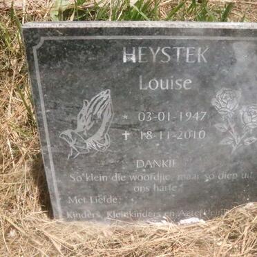 HEYSTEK Louise 1947-2010