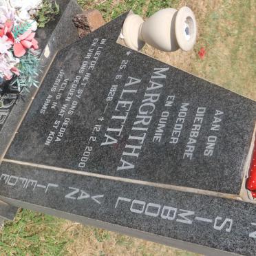 NAUDE Margritha Aletta 1928-2000