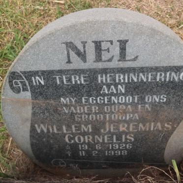 NEL Willem Jeremias Cornelis 1926-1998