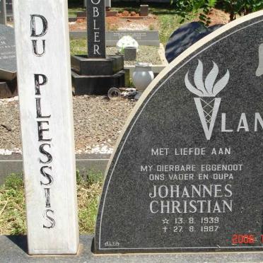 PLESSIS Johannes Christian, du 1939-1987