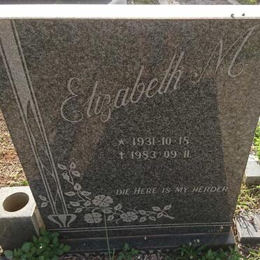 PRETORIUS Elizabeth M. 1931-1983