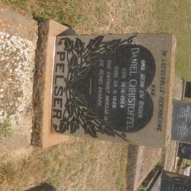 PELSER Daniel Christoffel 1944-1959