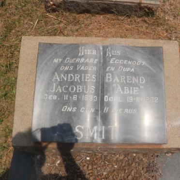 SMIT Andries Barend Jacobus 1893-1962