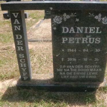 SCHYFF Daniel Petrus, van der 1944-2016