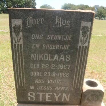 STEYN Nikolaas 1967-1968
