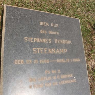 STEENKAMP Stephanus Hendrik 1905-1968