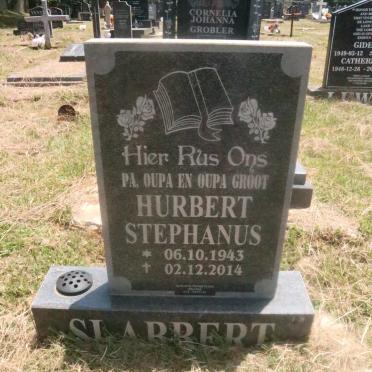 SLABBERT Hurbert Stephanus 1943-2014