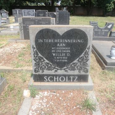 SCHOLTZ Willie D. 1941-1986