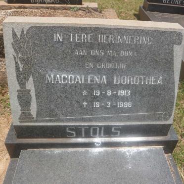 STOLS Magdalena Dorothea 1913-1996