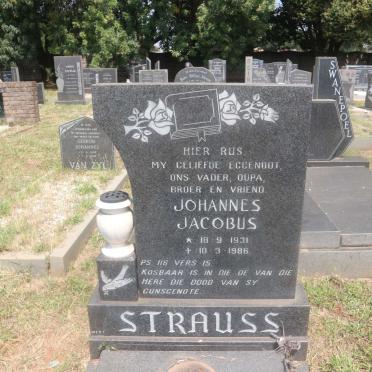 STRAUSS Johannes Jacobus 1931-1986