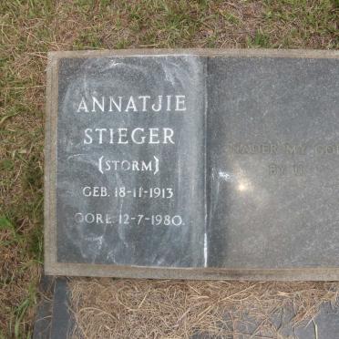STIEGER Annatjie nee STORM 1913-1980
