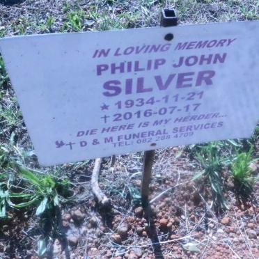 SILVER Philip John 1934-2016