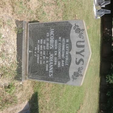 UYS Jacobus Johannes 1922-1986