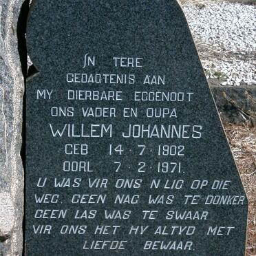 WYK Willem Johannes, van 1902-1971