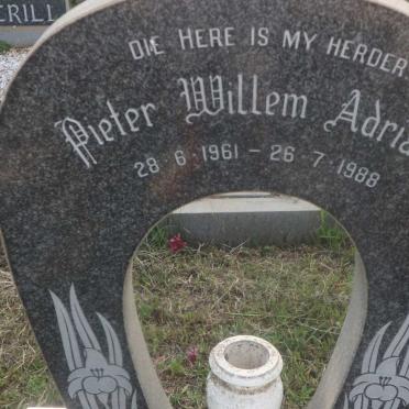 ? Pieter Willem Adriaan 1961-1988