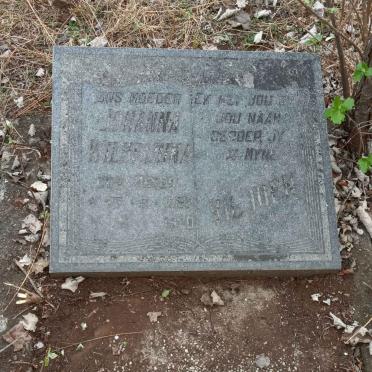VILJOEN Johanna Wilhelmina nee MEYER 1892-1920.