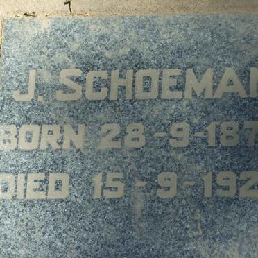 SCHOEMAN J. 1878-1927