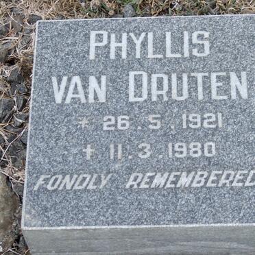 DRUTEN Gideon, van 1923-1971 &amp; Phyllis 1921-1980