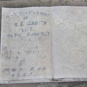 FLINT Mathys Isak 1887-1963 &amp; Jane Elizabeth 1897-1936