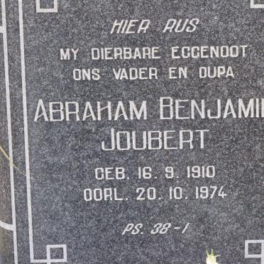 JOUBERT Abraham Benjamin 1910-1974