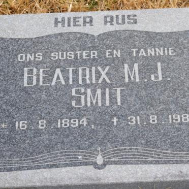 SMIT Beatrix M.J. 1894-1986
