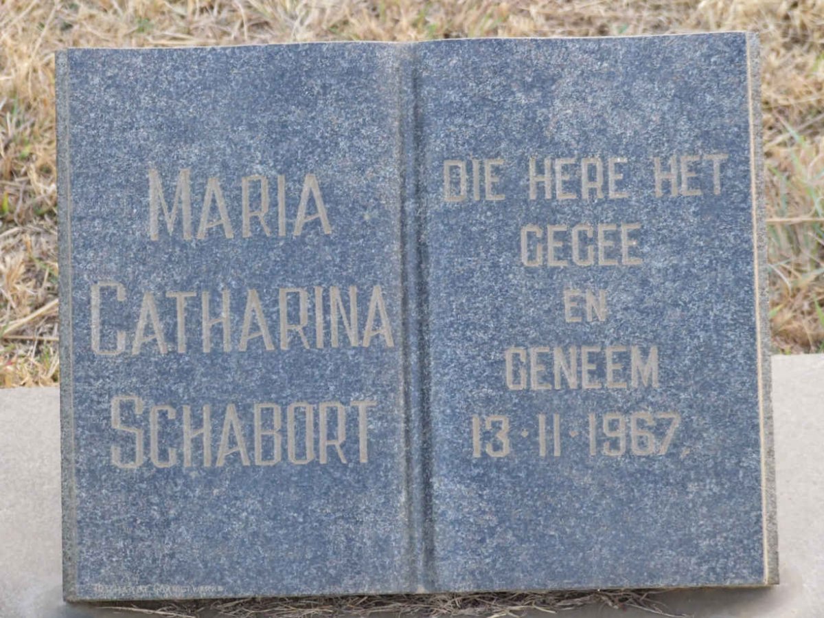 SCHABORT Maria Catharina 1967-1967