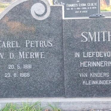 SMITH Carel Petrus v.d. Merwe 1891-1968 &amp; Maria Magdalena Fredrika BASSON 1891-1967