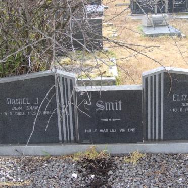 SMIT Daniel J. 1900-1984 &amp; Elizabeth M. 1906-1985