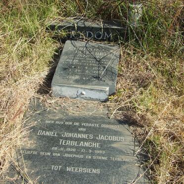 STRYDOM Christina Elizabeth, formerly TERBLANCHE 1892-1985 :: TERBLANCHE Daniël Johannes Jacobus 1920-1993