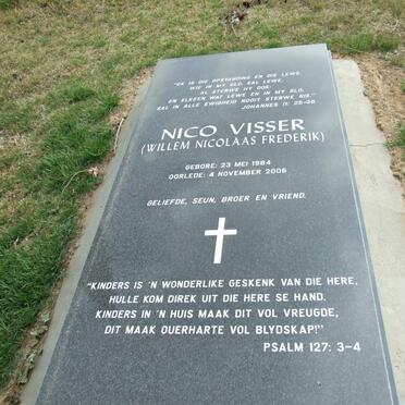 VISSER Willem Nicolaas Frederik 1984-2006
