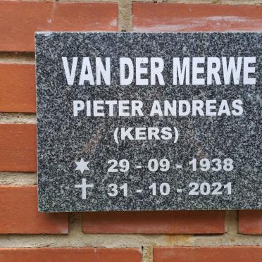 MERWE Pieter Andreas, van der 1938-2021