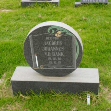 BANK Jacobus Johannes, v.d. 1962-1997