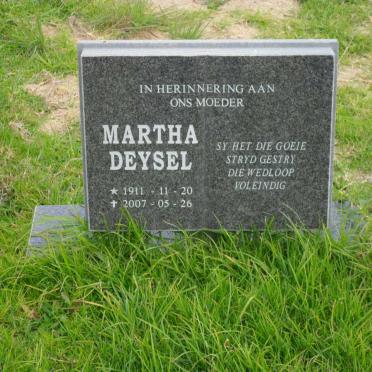 DEYSEL Martha 1911-2007