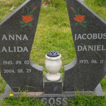 GOSS Jacobus Daniel 1935- &amp; Anna Alida 1943-2004