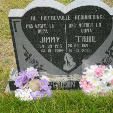 PEARSON Jimmy 1915-2004 &amp; Trudie 1921-2005