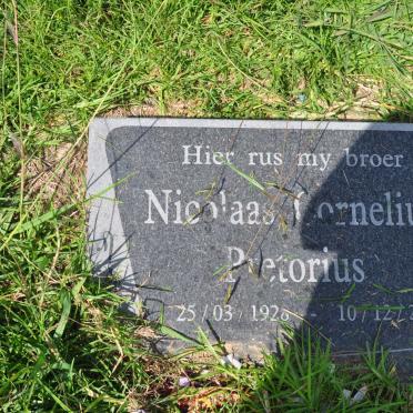 PRETORIUS Nicolaas Cornelius 1928-2014