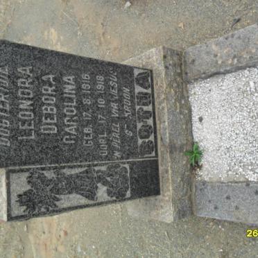 BOTHA Leonora Debora Carolina 1916-1918
