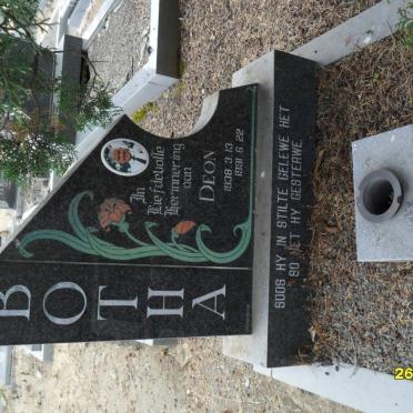 BOTHA Deon 1938-1991