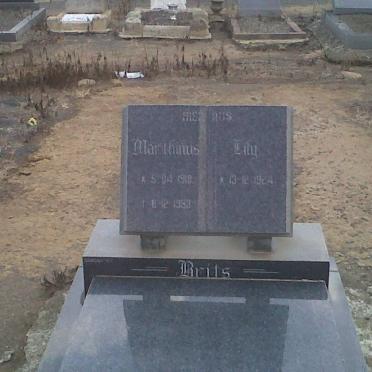 BRITS Marthinus 1918-1993 &amp; Lily 1924-