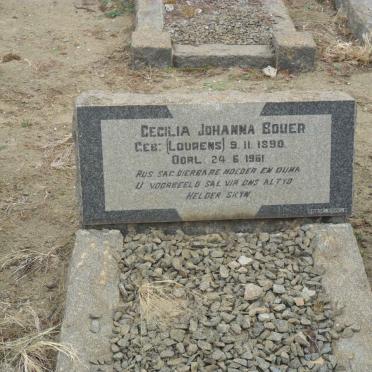 BOUER Cecilia Johanna nee LOURENS 1890-1961