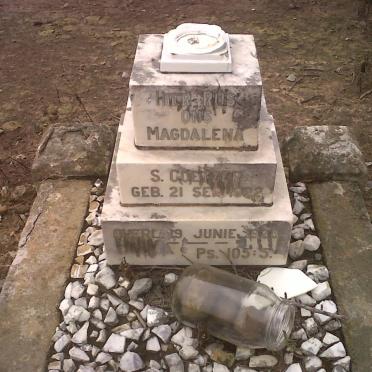 COETZER Magdalena S. 1922-1923
