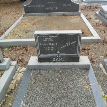 HART Reuben Robert 1906-1996 &amp; Maria Catharina JOOSTE 1906-1984